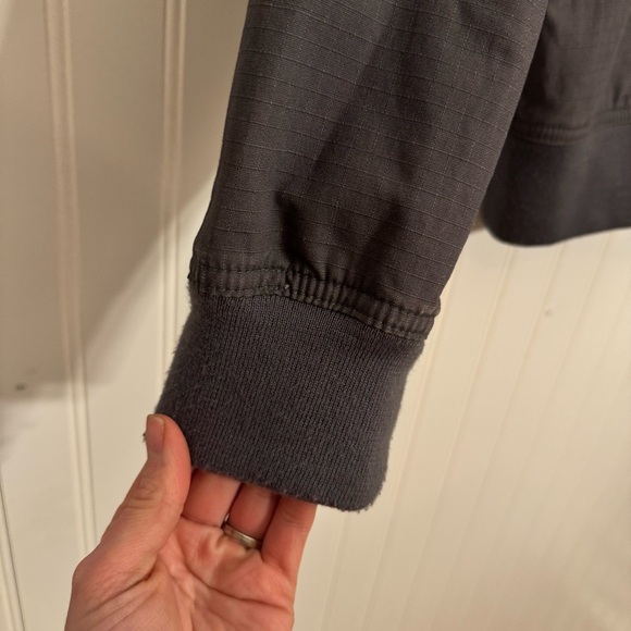 American Rag Men’s Dark Gray 100% Cotton Hooded Jacket Size Medium - Picture 5 of 13